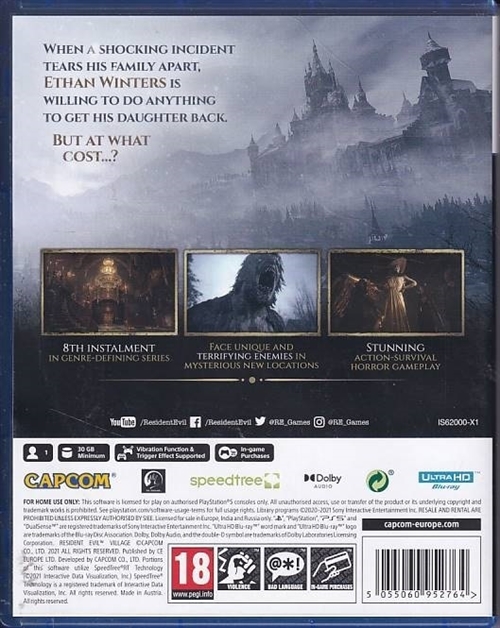 Resident Evil Village - PS5 (A Grade) (Genbrug)